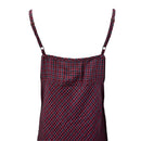 Дамска дълга рокля Afends в червен цвят, с тънки презрамки, завръзване с връзки деколтето,права кройка. 