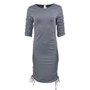 Сива миди рокля Kendall+kylie.