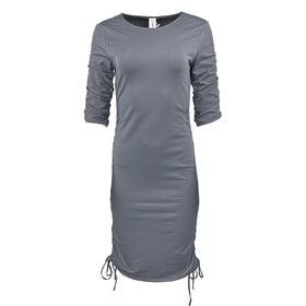 Сива миди рокля Kendall+kylie.