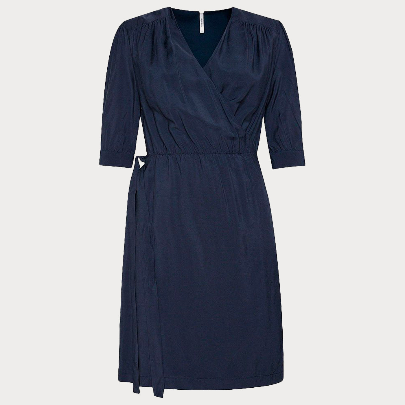 Дамска ежедневна рокля PEPE JEANS, в син цвят,  лека материя със средна дължина, среден ръкав.