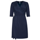 Дамска ежедневна рокля PEPE JEANS, в син цвят,  лека материя със средна дължина, среден ръкав.