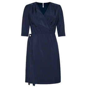 Дамска ежедневна рокля PEPE JEANS, в син цвят,  лека материя със средна дължина, среден ръкав.