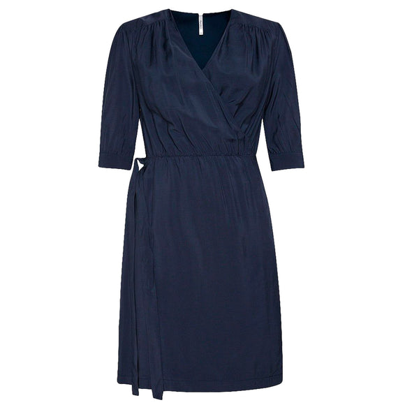 Дамска ежедневна рокля PEPE JEANS, в син цвят,  лека материя със средна дължина, среден ръкав.