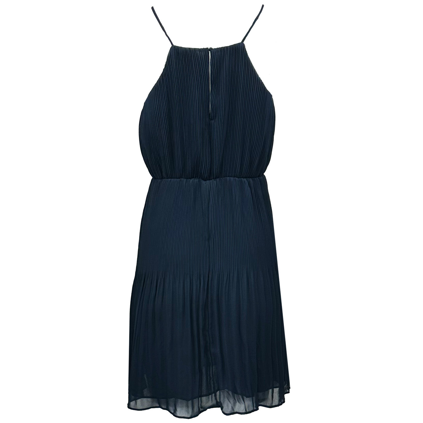 Дамска лятна рокля PEPE JEANS, в син цвят,  лека материя със средна дължина и подплата.