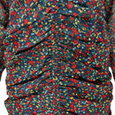 Дамска къса рокля PEPE JEANS с дълги ръкави, в червен цвят,  лека материя и лека подплата, набран ефект в предната част. 