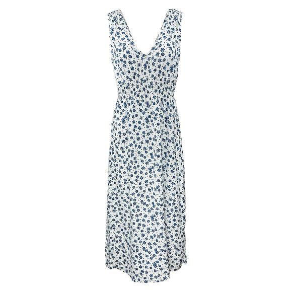 Дамска лятна рокля Pepe Jeans, без ръкави в светло син цвят, в размер S