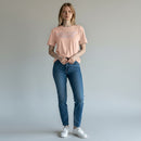 Дамска тениска Pepe Jeans в цвят праскова-3