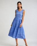 Дамска лятна рокля Y.A.S в синьо-1