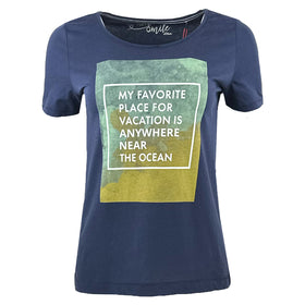 Дамска тениска s.Oliver в син цвят - 0