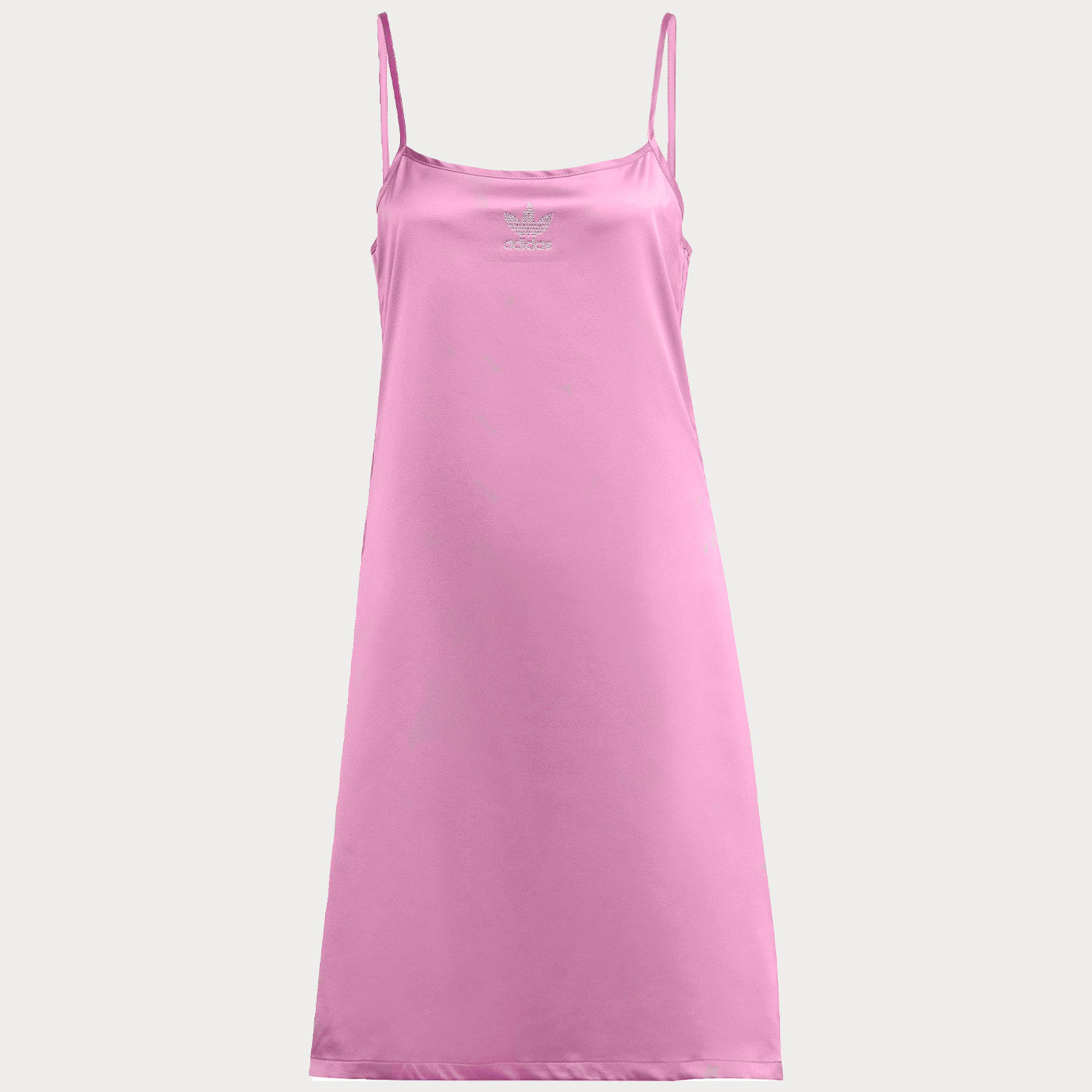 Розова спортна рокля Adidas Originals, с тънки презрамки и подплата. Топ цена само от MISMOBG