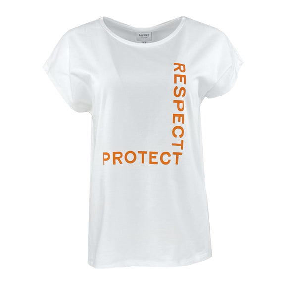 Дамска бяла тениска Vero Moda Aware