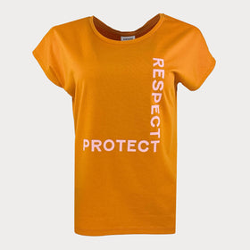 Дамска тениска Vero Moda Aware в оранжево