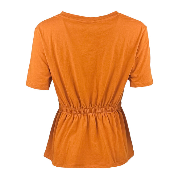 Дамска разкроена блуза с къс ръкав Vero Moda