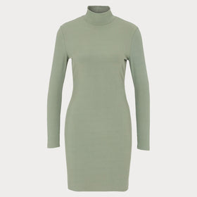 Дамска зелена рокля PIECES Petit