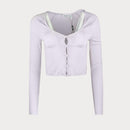 Дамска жилетка Weekday-1