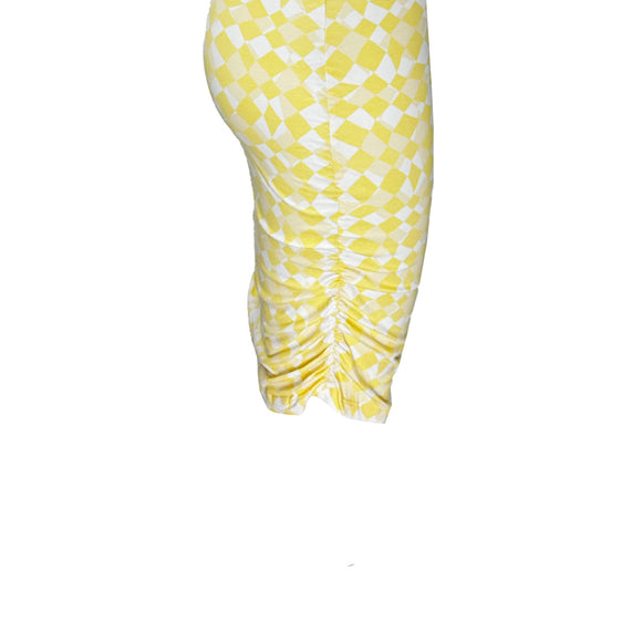 Дамска жълта рокля Noisy May