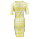 Дамска жълта рокля Noisy May-3