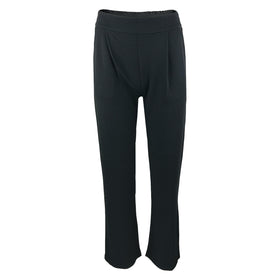 Дамски черен панталон Noisy May с висока талия - 0