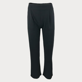 Дамски черен панталон Noisy May с висока талия