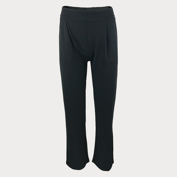 Дамски черен панталон Noisy May с висока талия