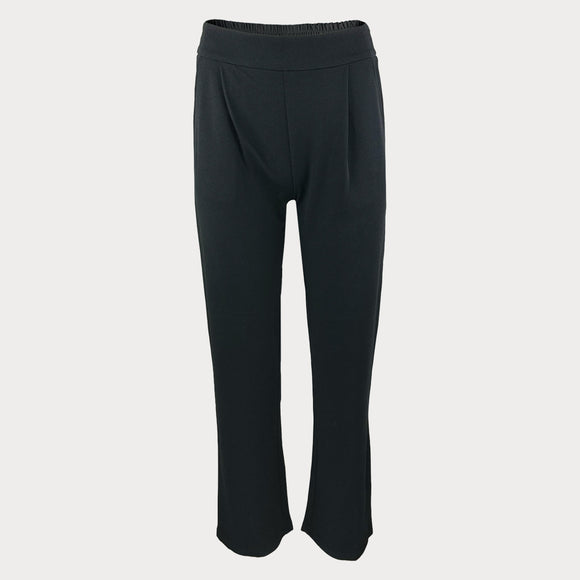 Дамски черен панталон Noisy May с висока талия