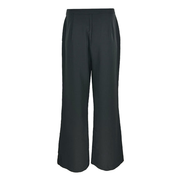 Дамски черен панталон с широки крачоли Vero Moda