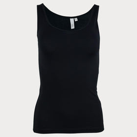 Дамски черен топ QS by S.Oliver