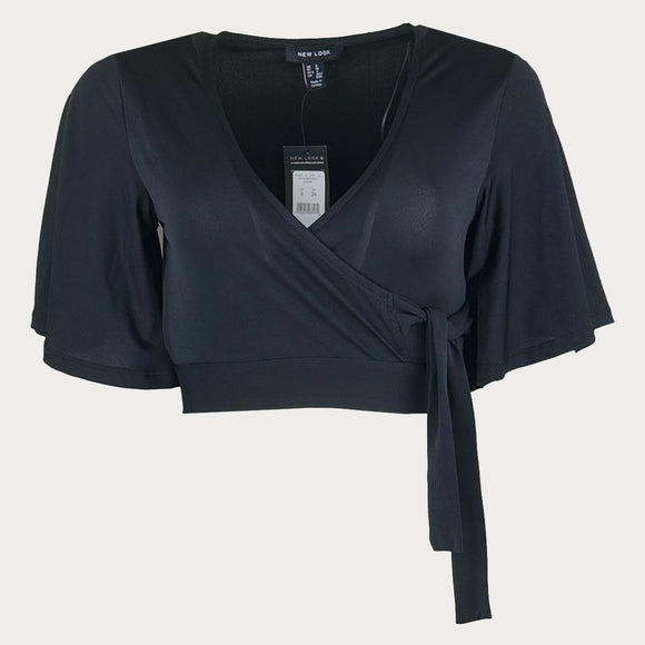 Дамски черен топ NEW LOOK