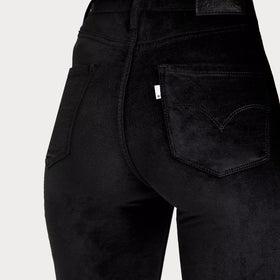 Дамски черни дънки skinny Levis 721 - 0