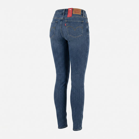 Тъмно сини дамски дънки skinny Levis 711