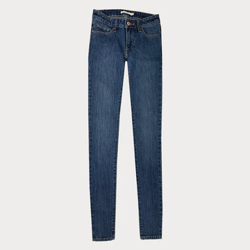 Тъмно сини дамски дънки skinny Levis 711