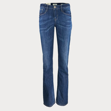 Дамски прави дънки Tom Tailor в синьо