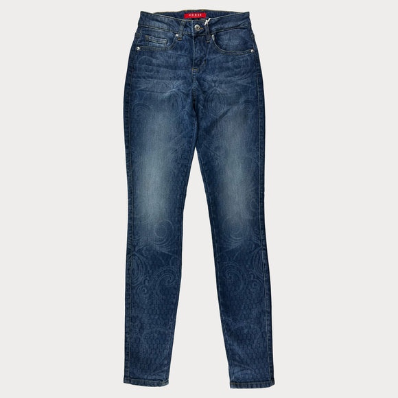 дамски вталени дънки в синьо Guess , размер 24. Купи с намаление от MISMO.BG