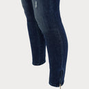 Тъмно сини вталени дамски дънки модел TILDE-3