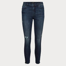 Тъмно сини вталени дамски дънки модел TILDE-1