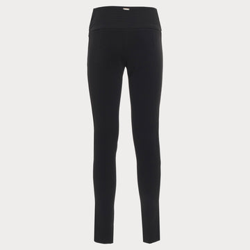 Дамски елегантен панталон в черно - 0