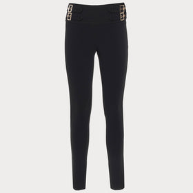 Дамски елегантен панталон в черно