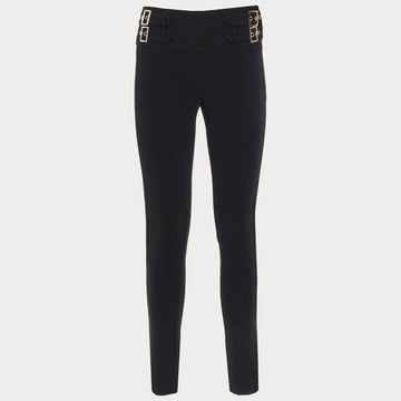 Дамски елегантен панталон в черно