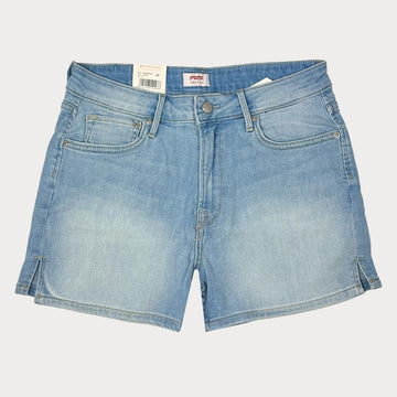 Дамски къси дънки PEPE JEANS, в син цвят. С висока талия. В размер W29. Бърза доставка от MISMOBG