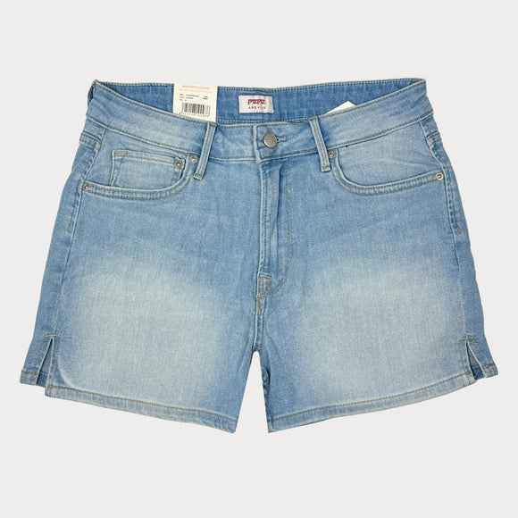 Дамски къси дънки PEPE JEANS, в син цвят. С висока талия. В размер W29. Бърза доставка от MISMOBG