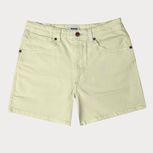 Купи дамски къси дънки Wrangler в цвят жълто, Mom fit и размер W30. Бърза доставка и отстъпки до 60% от онлайн магазин за дрехи MISMO.BG