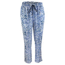 Дамски летен широк панталон DKNY в синьо-2