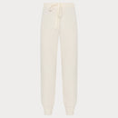 Дамски вълнен панталон MAX&CO в бял цвят, закопчаване с връзки и с вталени крачоли в долната част. Размер М 