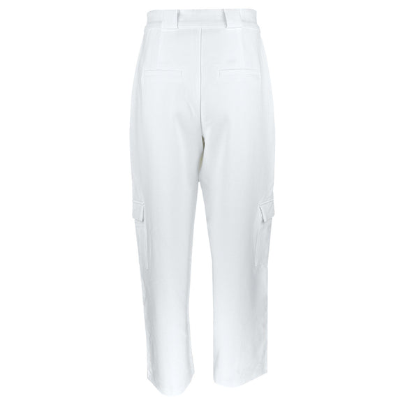 Дамски бял панталон с широки крачоли Vero Moda