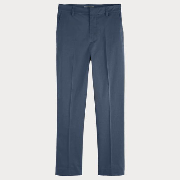 Дамски елегантен панталон SCOTCH&SODA в тъмно синьо