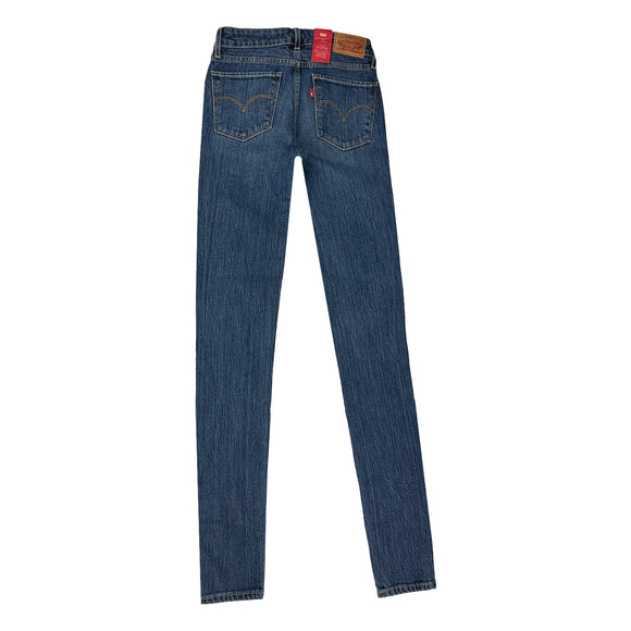 Дамски дънки skinny в тъмно синьо Levis 711