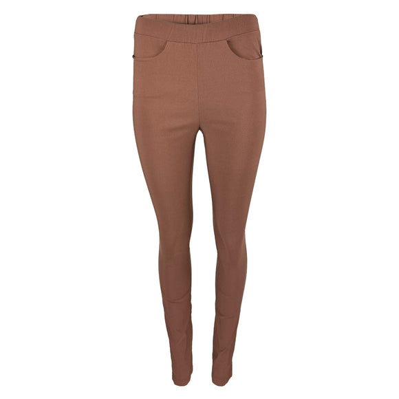 Дамски втален панталон Noisy May в кафяво