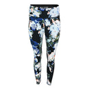 Дамски черен спортен клин DKNY с флорални елементи-2