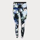 Дамски черен спортен клин DKNY с флорални елементи-1