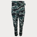 Дамски камуфлажен панталон с висока талия G-STAR, със странични джобове и задни Закопчаване с колан, копчета и цип. 